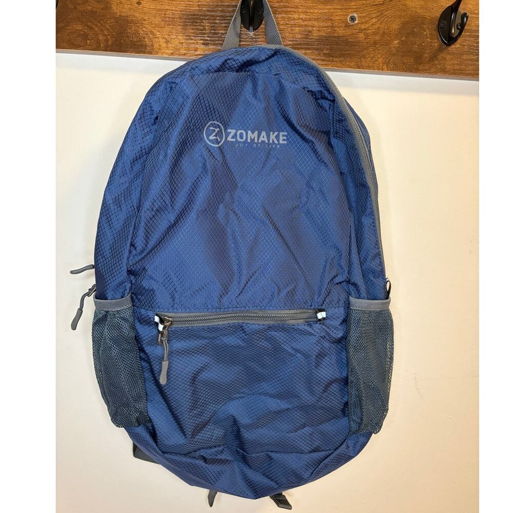 ZOMAKE Navy Ultra Lightweight Packable Backpack, Water Resistant, Hiking Daypack